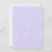 7. Geburtstag, Rainbow Glitzer Geburtstag Einladun Einladung (Rückseite)