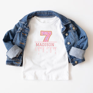 7. Geburtstag Thema Outfit Age Kids Party T-Shirt