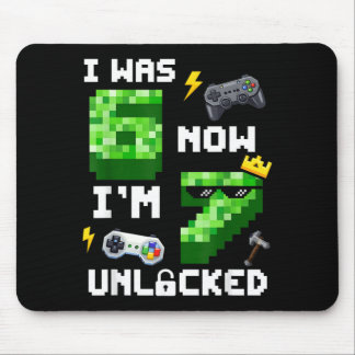 7. Geburtstag war 6 7 freigeschaltet 67 Jungen Kin Mousepad