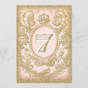 7. Geburtstags-einst Prinzessin Einladung