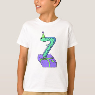 7. Geburtstags-Karikatur T-Shirt