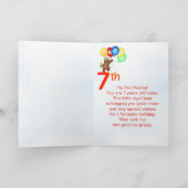 7. Geburtstags-königlicher Teddybär Karte (Innenseite)