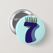 7. Geburtstags-Party-Knopf Button (Vorne & Hinten)