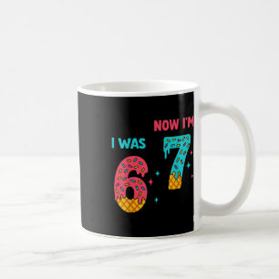 7. Geburtstags-Shirt War 6 jetzt bin ich 7 67 Lust Kaffeetasse