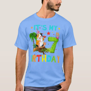 7. Geburtstagsfeier Guinea Schweine Geburtstag 7 J T-Shirt