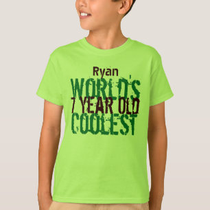 7. Geburtstagsgeschenk der Coolststen 7-jährige J T-Shirt