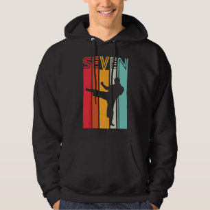 7. Geburtstagsgeschenk Karate Retro Taekwondo Mart Hoodie