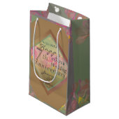 7. Geburtstagsgeschenktasche Kleine Geschenktüte (Vorderseite Schrägansicht)