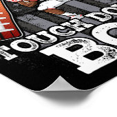 7. Geburtstagskind - 7 Jahre alter Kinderfußball Poster (Ecke)