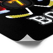 7. Geburtstagskind - Eishockey 7 Jahre Poster (Ecke)