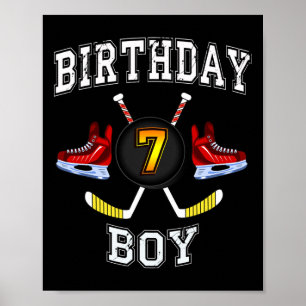 7. Geburtstagskind - Eishockey 7 Jahre Poster