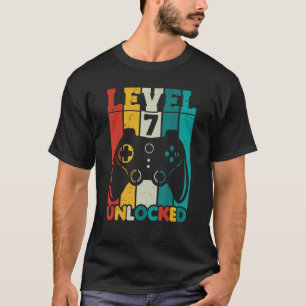 7. Geburtstagskinder 7 Jahre alt Stufe 7 Unverschl T-Shirt