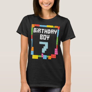 7. Geburtstagskuchen Meisterbauer 7 Jahre alter Bl T-Shirt