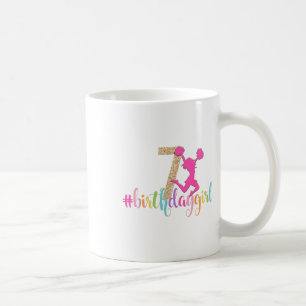 7. Geburtstagsmädchen Cheerleader Regenbogen Cheer Kaffeetasse