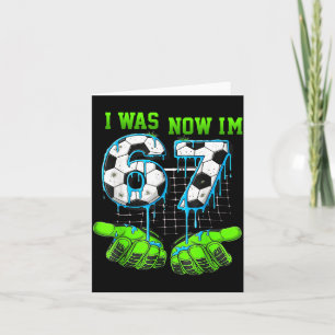 7. Geburtstagsshirt War 6 jetzt bin ich 7 67 Lusti Karte