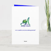 7. Geburtstagssterne für Mädchen Karte (Rückseite)