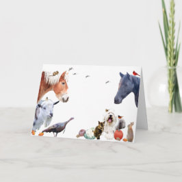 #7 Genießen Sie die Fülle der Erde:Glückliches Ern Feiertagskarte