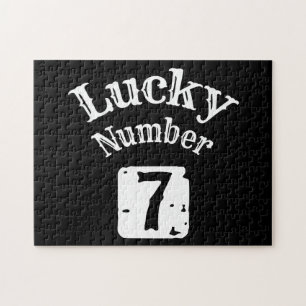 7 - Glück Nummer 7 Glück Puzzle