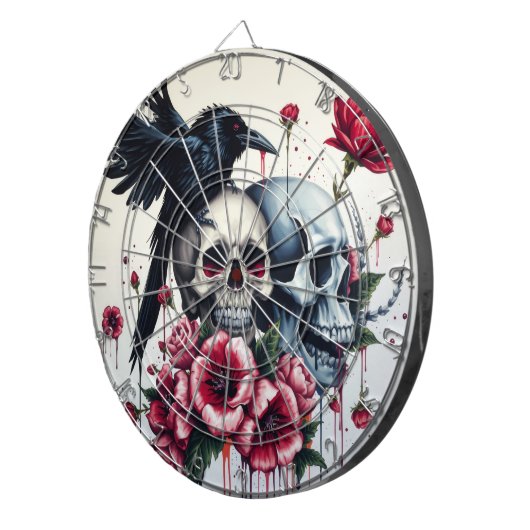 #7 Gothic Spaß Dartscheibe (Vorderseite rechts)