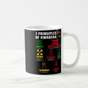 7 Grundsätze der Kwanzaa-Feier Pan African Bo Kaffeetasse