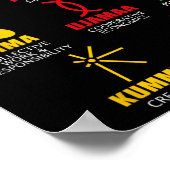 7 Grundsätze der Kwanzaa-Feier Pan African Bo Poster (Ecke)