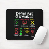 7 Grundsätze der schwarzen Amerikaner aus Kwanzaa Mousepad (Mit Mouse)