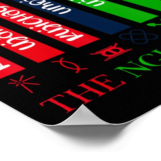 7 Grundsätze von Kwanzaa Poster (Ecke)