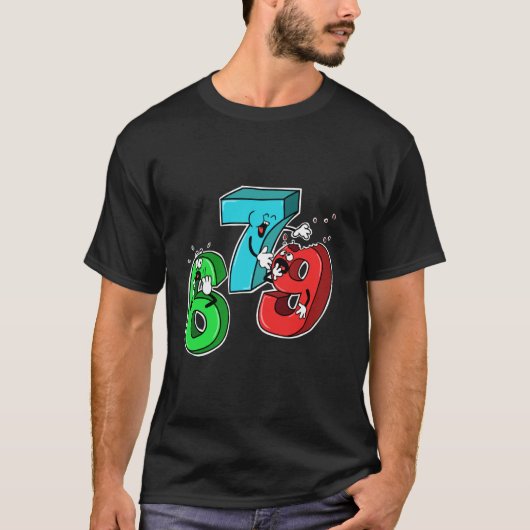 7 hat 9 gegessen T-Shirt (Vorderseite)