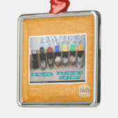 7 heraus ov 7 kittehs silbernes ornament (Links)