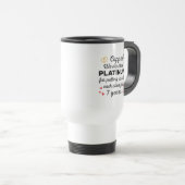 7. Hochzeitstag I - Copper Funny Couple Reisebecher (VorderseiteRechts)