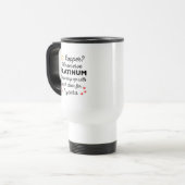 7. Hochzeitstag I - Copper Funny Couple Reisebecher (Vorderseite Links)