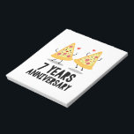 7. Hochzeitstag Notizblock<br><div class="desc">7. Hochzeitstag</div>