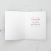 7. Hochzeitstag Sentimentale Freesien-Blume Karte (Innenseite)