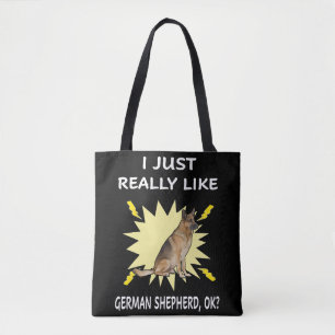 7 Ich mag nur die deutsche Hirte OK Tasche