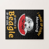 7 Ich Weckte jeden Morgen mit einem Beagle an mein Puzzle (Horizontal)