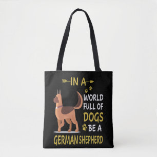 7 in einer Welt voller Hunde ein deutscher Hirte s Tasche