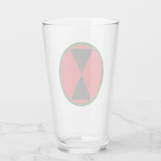 7. Infanterie-Division Glass Glas (Rückseite)