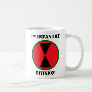 7. Infanterie-Division mit Text Kaffeetasse