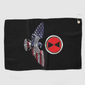 7. Infanterieabteilung "Bayonet Division" Eagle Golfhandtuch (Horizontal)