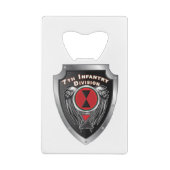 7. Infanterieabteilung "Bayonet Division" Geldbeutel Flaschenöffner (Rückseite)