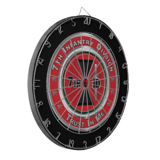 7. Infanterieabteilung Dartscheibe (Vorderseite Links)