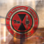 7. Infanterieabteilung Fensteraufkleber (Blatt 2)