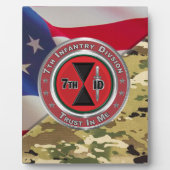 7. Infanterieabteilung Fotoplatte (Vorderseite)