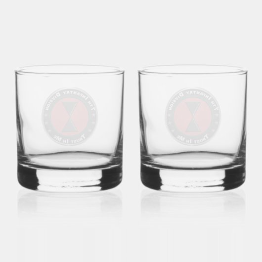 7. Infanterieabteilung Whiskyglas (Rückseite)