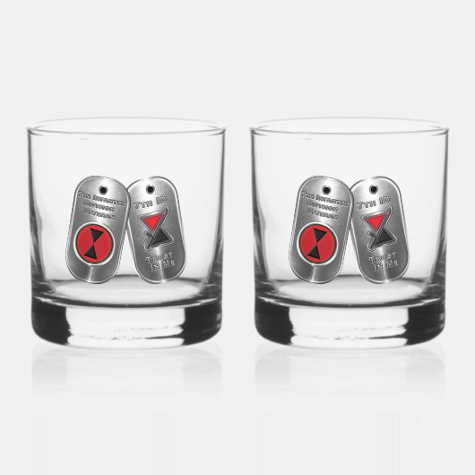 7. Infanterieabteilung Whiskyglas (Vorderseite)