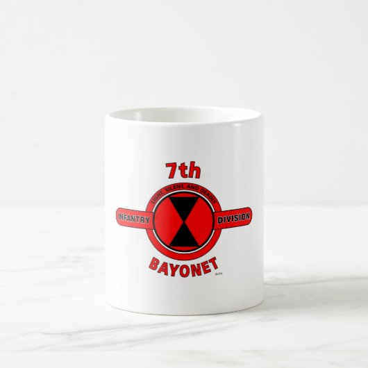 7. INFANTERIEDIVISION "BAJONETT-ABTEILUNG " KAFFEETASSE (Mittel)