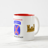 7. INGENIEUR-BATAILLON-10. GEBIRGSTasse Zweifarbige Tasse (VorderseiteRechts)