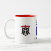 7. INGENIEUR-BATAILLON-10. GEBIRGSTasse Zweifarbige Tasse (Links)