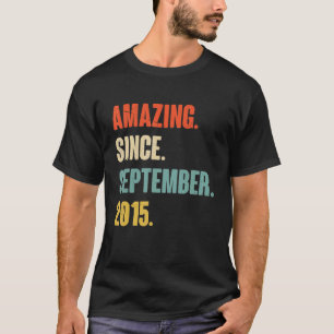 7 Jahre alt 7. Geburtstag Phantastisch seit 2. Sep T-Shirt