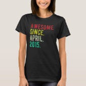 7 Jahre alt April 2015 T-Shirt (Vorderseite)